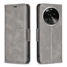 For OPPO Find X6 Pro 5G Lambskin Texture Leather Phone Case(Grey) - 1