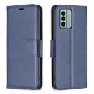 For Nokia G22 Lambskin Texture Leather Phone Case(Blue) - 1