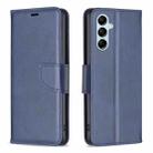 For Samsung Galaxy M14 5G Lambskin Texture Leather Phone Case(Blue) - 1