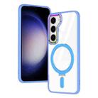 For Samsung Galaxy S23+ 5G MagSafe Magnetic Invisible Holder Phone Case(Sierra Blue) - 1