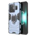 For Realme GT Neo 5 / GT3 Magnetic Ring Holder PC + TPU Phone Case(Navy Blue) - 1