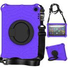 For Amazon Kindle Fire HD 8 2022 / 2020 Spider King Silicone Protective Tablet Case(Purple) - 1