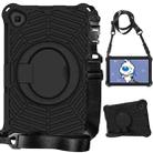 For Xiaomi Mi Pad 4 Plus Spider King Silicone Protective Tablet Case(Black) - 1