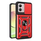 For Motorola Moto G53 / G13 / G23 5G Sliding Camera Cover Design TPU+PC Phone Case(Red) - 1