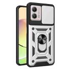 For Motorola Moto G53 / G13 / G23 5G Sliding Camera Cover Design TPU+PC Phone Case(Silver) - 1