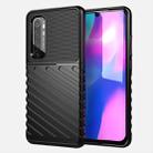 For Xiaomi Note 10 Lite Thunderbolt Shockproof TPU Soft Case(Black) - 1