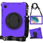 For Samsung Galaxy Tab A8 10.5 X205 / X200 Spider King Silicone Protective Tablet Case(Purple) - 1