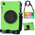 For Samsung Galaxy Tab A 8 SM-T290 Spider King Silicone Protective Tablet Case(Green) - 1