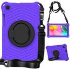 For Samsung Galaxy Tab A 8 SM-T290 Spider King Silicone Protective Tablet Case(Purple) - 1