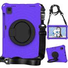 For Samsung Galaxy Tab A7 10.4 2020 T500 Spider King Silicone Protective Tablet Case(Purple) - 1
