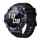 PG666 1.39 inch TFT Screen Bluetooth Call Smart Watch, Support Heart Rate / Blood Pressure Monitoring(Black Blue) - 1