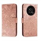 For Honor X30 5G Lace Flower Embossing Flip Leather Phone Case(Rose Gold) - 1