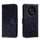 For Honor X30 5G Lace Flower Embossing Flip Leather Phone Case(Dark Blue) - 1