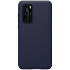 For Huawei P40 NILLKIN Feeling Series Shockproof Liquid Silicone Protective Case(Blue) - 1