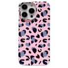 For iPhone 14 Pro Max Pattern PC Shockproof Protective Phone Case(Gray Leopard Print) - 1