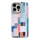 For iPhone 14 Pro Max Pattern PC Shockproof Protective Phone Case(Color Block) - 1