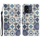 For Xiaomi Redmi 12C Colored Drawing Leather Phone Case(Vintage Totem) - 1