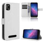 For Cloud Mobile Stratus C7 Diamond Texture Leather Phone Case(White) - 1