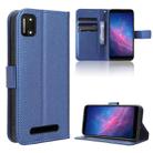 For Cloud Mobile Stratus C7 Diamond Texture Leather Phone Case(Blue) - 1