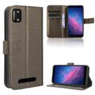 For Cloud Mobile Stratus C7 Diamond Texture Leather Phone Case(Brown) - 1