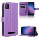 For Cloud Mobile Stratus C7 Diamond Texture Leather Phone Case(Purple) - 1