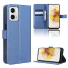 For Motorola Moto G53 5G Diamond Texture Leather Phone Case(Blue) - 1