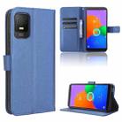 For TCL 403 Diamond Texture Leather Phone Case(Blue) - 1