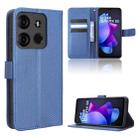 For Tecno Spark Go 2023 Diamond Texture Leather Phone Case(Blue) - 1