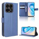 For Honor X8a Diamond Texture Leather Phone Case(Blue) - 1