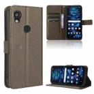 For Kyocera Digno SX3 KYG02 Diamond Texture Leather Phone Case(Brown) - 1