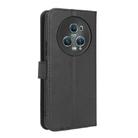 For Honor Magic5 Pro Diamond Texture Leather Phone Case(Black) - 3