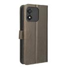 For Honor X5 Diamond Texture Leather Phone Case(Brown) - 3