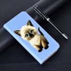 For iPhone 7 Plus 3D Painting Horizontal Flip Leather Case with Holder & Card Slot & Wallet & Lanyard(Cat) - 7