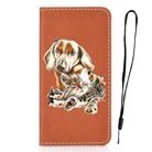 For iPhone 11 3D Painting Horizontal Flip Leather Case with Holder & Card Slot & Wallet & Lanyard(Dog) - 1