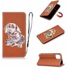 For iPhone 11 Pro 3D Painting Horizontal Flip Leather Case with Holder & Card Slot & Wallet & Lanyard(Dog) - 1