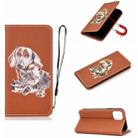 For iPhone 11 Pro Max 3D Painting Horizontal Flip Leather Case with Holder & Card Slot & Wallet & Lanyard(Dog) - 1