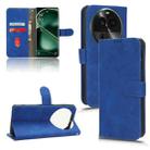 For OPPO Find X6 Pro Skin Feel Magnetic Flip Leather Phone Case(Blue) - 1