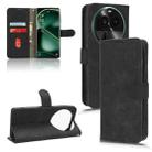 For OPPO Find X6 Skin Feel Magnetic Flip Leather Phone Case(Black) - 1