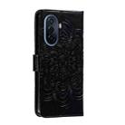 For Huawei Enjoy 50 Sun Mandala Embossing Pattern Phone Leather Case(Black) - 3