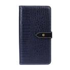 For Huawei V30 Pro idewei Crocodile Texture Horizontal Flip Leather Case with Holder & Card Slots & Wallet(Dark Blue) - 2