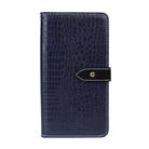 For Huawei Nova 6 SE idewei Crocodile Texture Horizontal Flip Leather Case with Holder & Card Slots & Wallet(Dark Blue) - 2