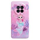 For Huawei Mate 50 Stereo Vision Pattern PC Phone Case(Pink Mermaid) - 1