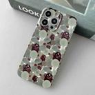 For iPhone 14 Pro Precise Hole Glossy PC Phone Case(Lotus Leaf Spirit) - 1