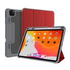 For iPad Pro 11 2022 / 2021 / 2020 Mutural Horizontal Flip Leather Tablet Case with Holder & Pen Slot(Red) - 1