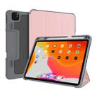 For iPad Pro 11 2022 / 2021 / 2020 Mutural Horizontal Flip Leather Tablet Case with Holder & Pen Slot(Rose Gold) - 1