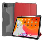 For iPad Pro 12.9 inch 2022 / 2021 / 2020 Mutural Horizontal Flip PC + TPU + PU Leather Tablet Case with Holder & Pen Slot(Red) - 1