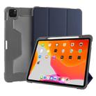 For iPad Pro 12.9 inch 2022 / 2021 / 2020 Mutural Horizontal Flip PC + TPU + PU Leather Tablet Case with Holder & Pen Slot(Dark Blue) - 1