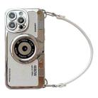 For iPhone 14 Pro Max Camera Style Phone Case(White) - 1