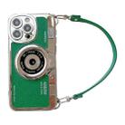 For iPhone 14 Pro Camera Style Phone Case(Green) - 1