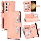 For Samsung Galaxy S23 5G Litchi Texture Zipper Leather Phone Case(Pink) - 1